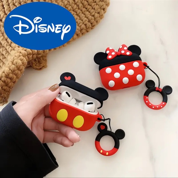 Earbuds Case, Disney, Mickey Mouse, NEW, Fits AirPods Perfectly 🎁 - Picture 6 of 7